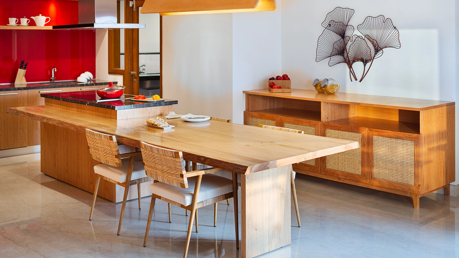 Total Environment Pursuit of a Radical Rhapsody Apartments dinning area